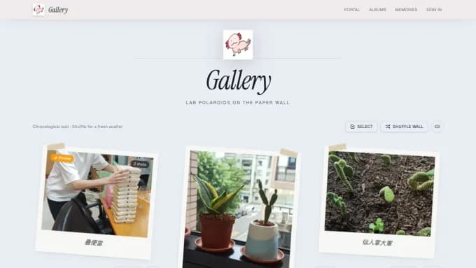 Preview of gallery.winlab.tw